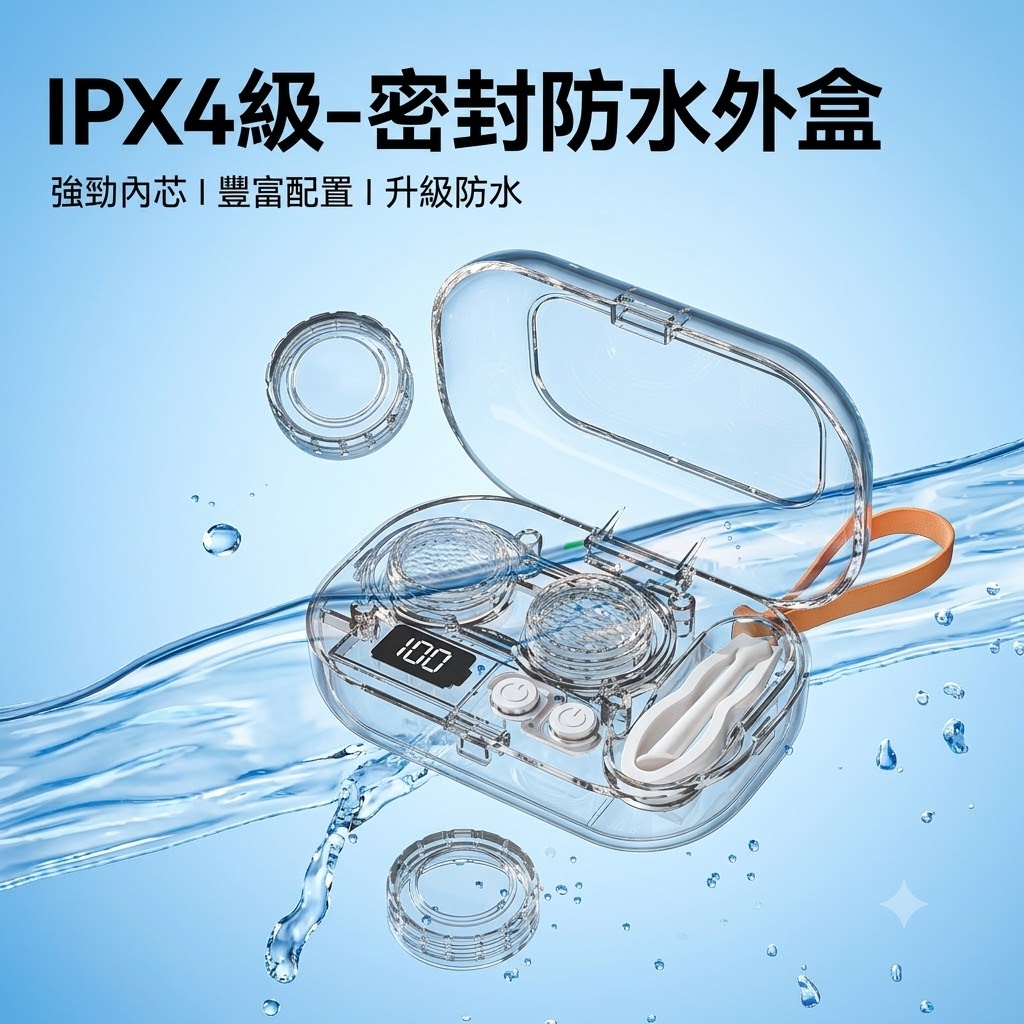 全新高頻聲波全自動隱形眼鏡清洗器 美瞳清洗盒 電動便攜沖洗神器 角膜塑形聲波清潔機超沖洗儀器