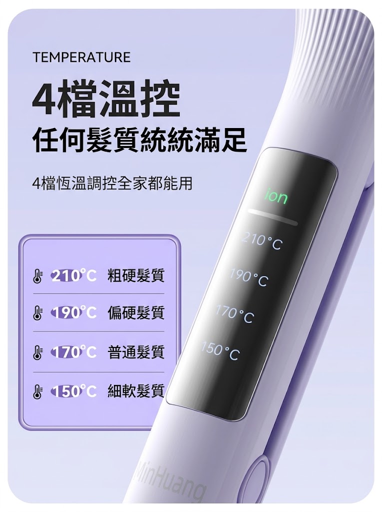敏煌深V蛋卷頭捲髮棒32mm蛋蛋卷夾板款羊毛卷水波紋波浪電燙神器