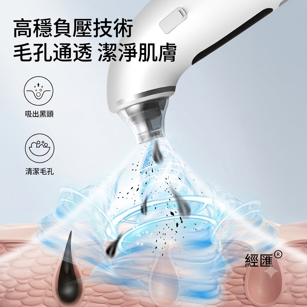 【升級款】小氣泡黑頭儀吸黑頭家用護理清潔強力電動美容儀四擋調节