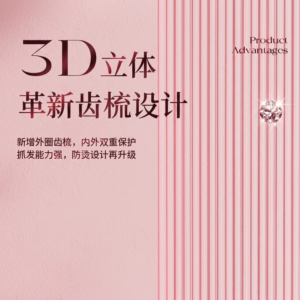 無線直髮梳負離子不傷髮捲發棒直兩用直板夾便捷蓬鬆