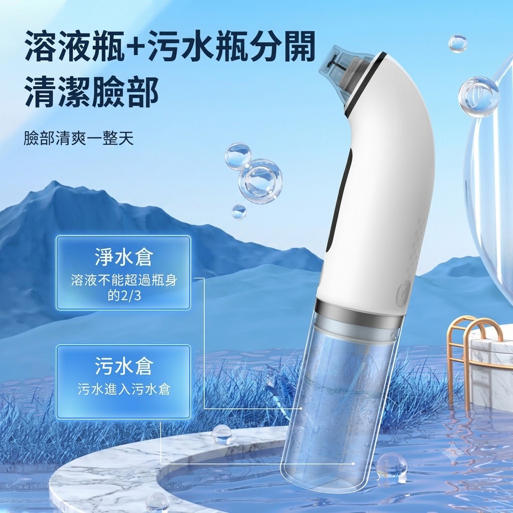 【升級款】小氣泡黑頭儀吸黑頭家用護理清潔強力電動美容儀四擋調节