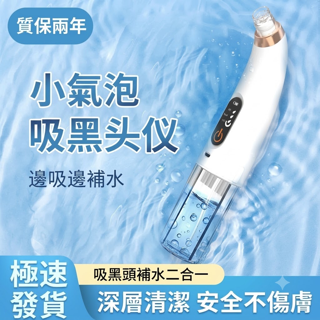 【升級款】小氣泡黑頭儀吸黑頭家用護理清潔強力電動美容儀四擋調节