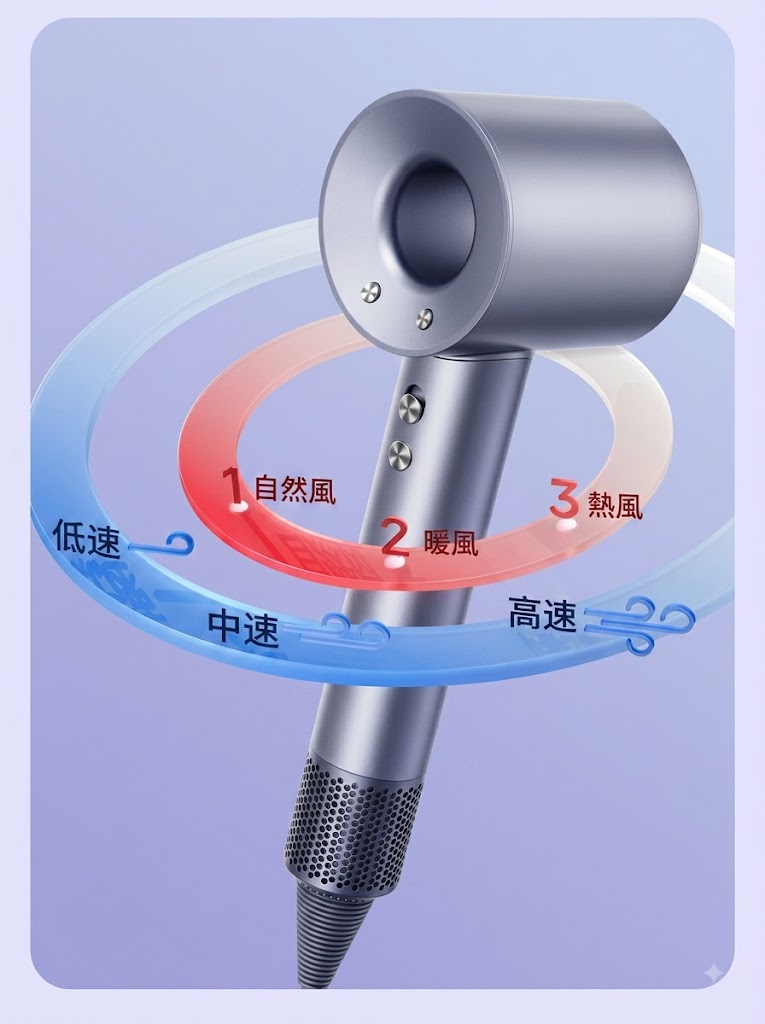 德國本博吹風機負離子護髮靜音速幹家用2026新款電吹風七夕禮物