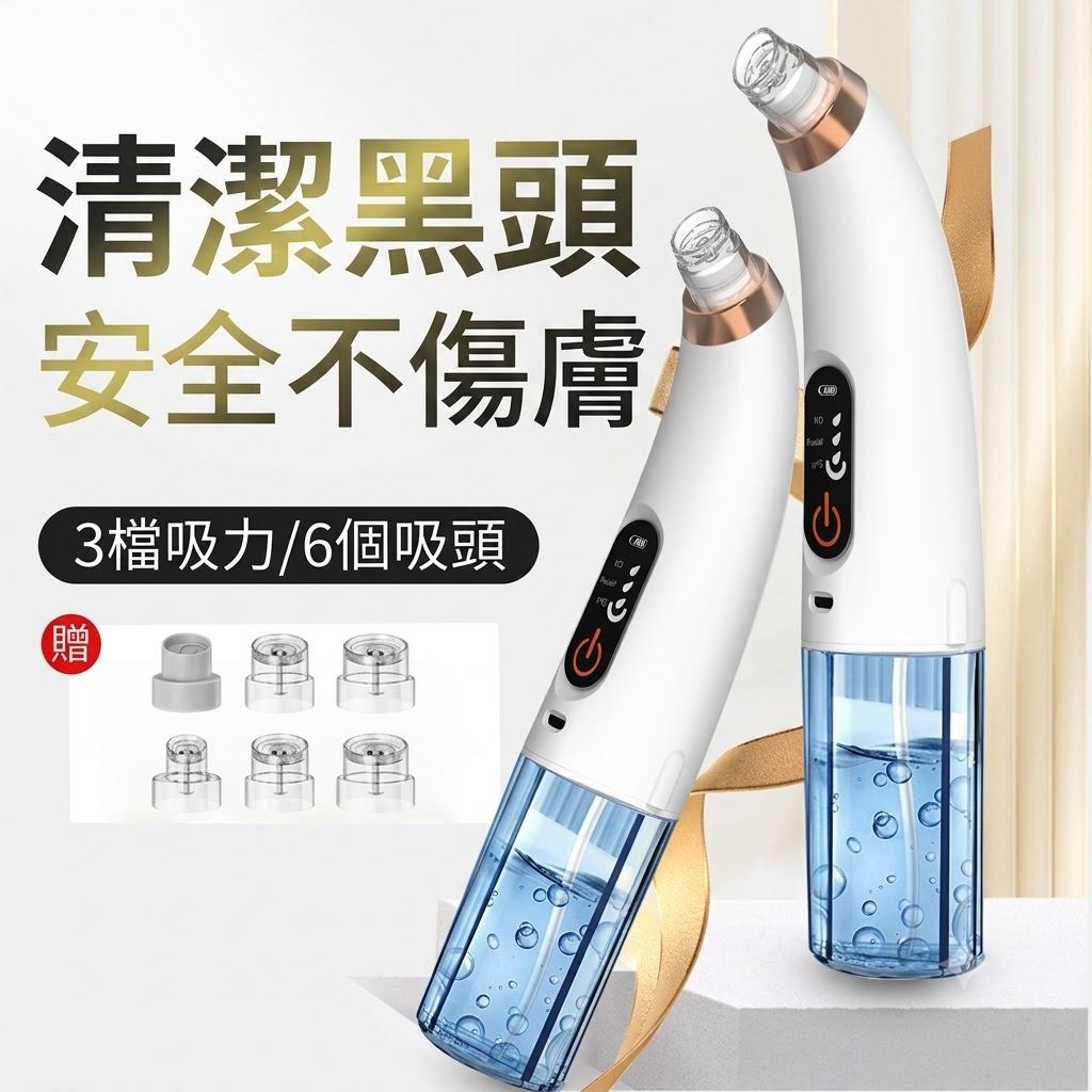 【升級款】小氣泡黑頭儀吸黑頭家用護理清潔強力電動美容儀四擋調节