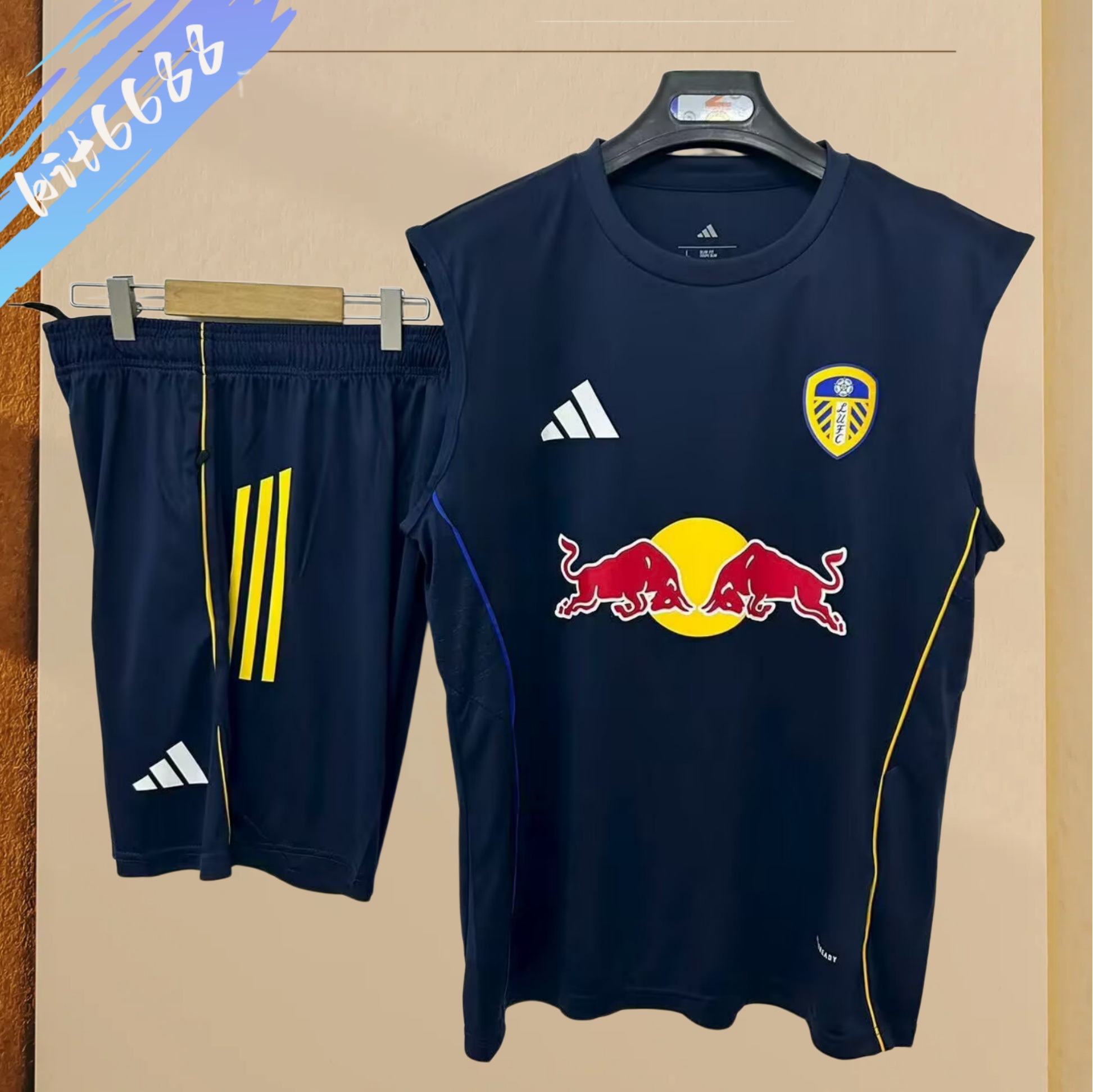 2025/2026 Leeds United training royal blue Football Shirt (Adult Kit )