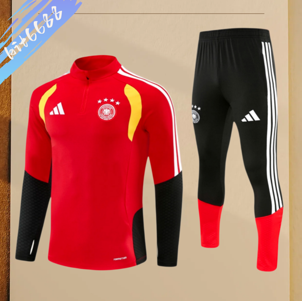 2026/2027 Germany Kids Half Zip Training Clothes (Kids Kit)