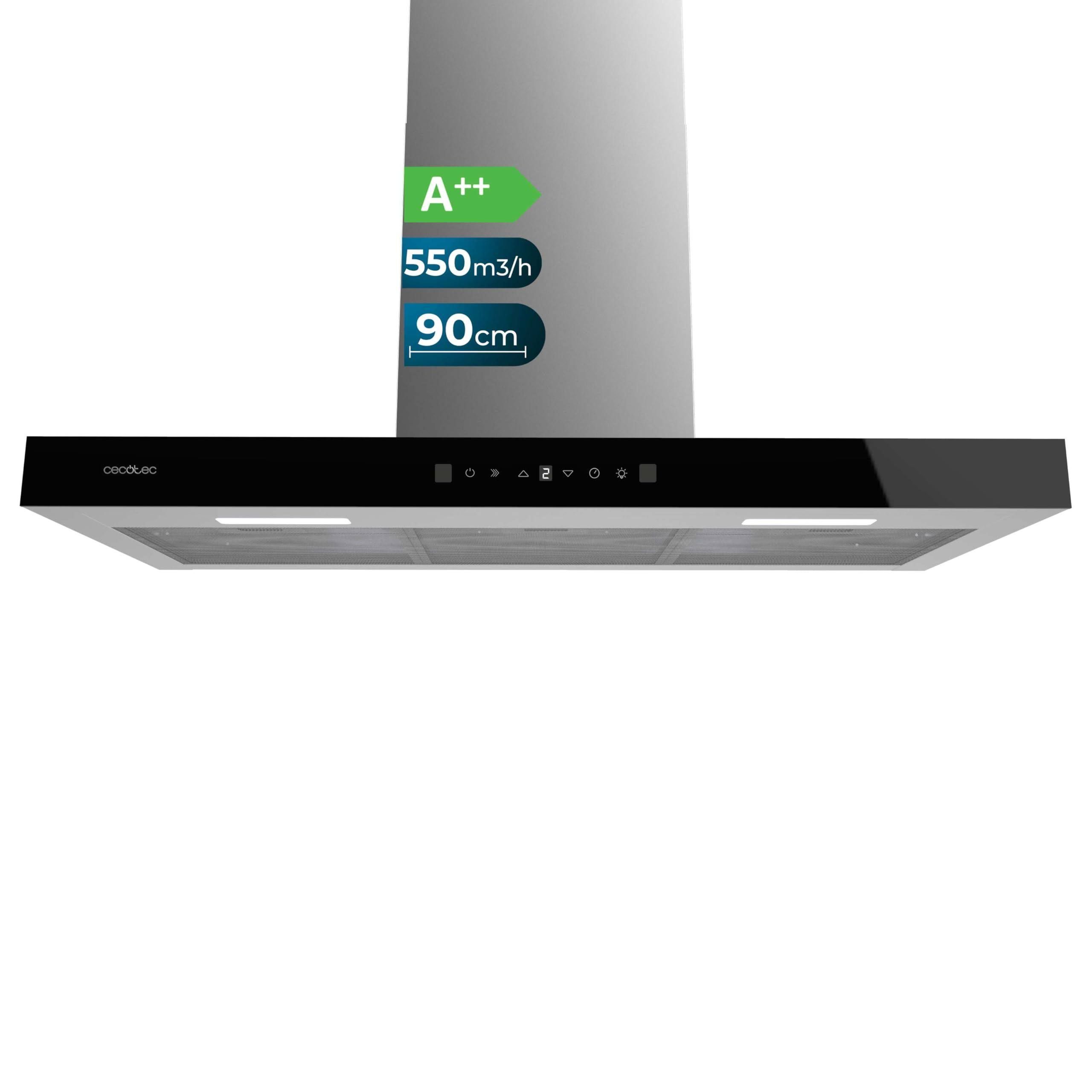 Cappe a T Bolero Flux TT 905500 Glass A++ Cecotec