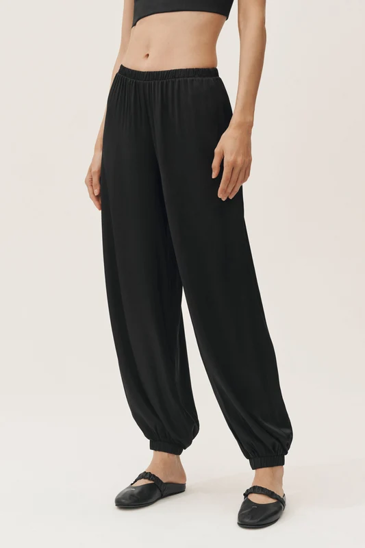 Silk Blend High-Waist Radiance Pant