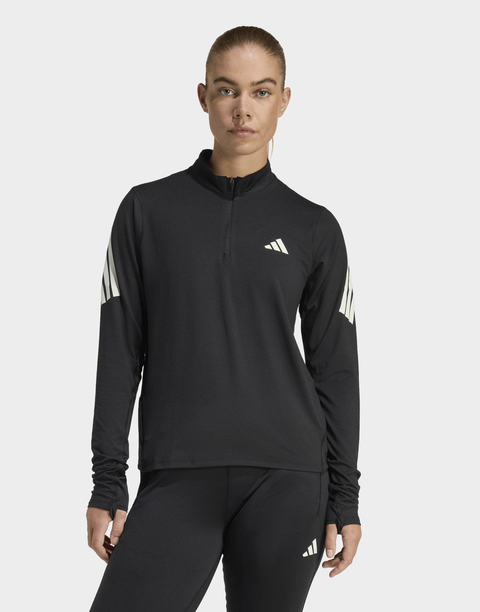 adidas adi365 Iconic Running Pullover mit Reißverschluss bis zur Brust