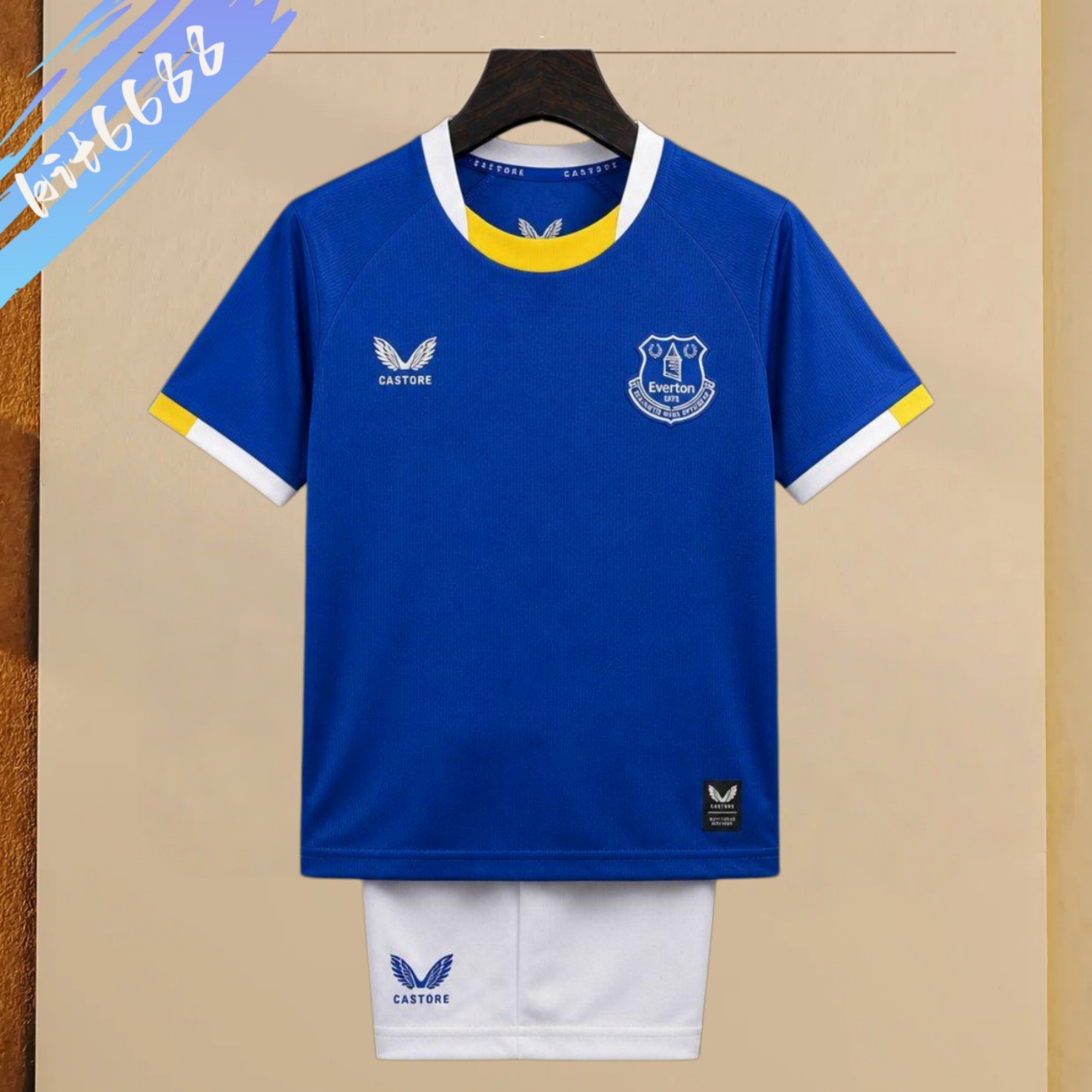 2025/2026 Everton Home Football Shirt (Kids Kit socks)