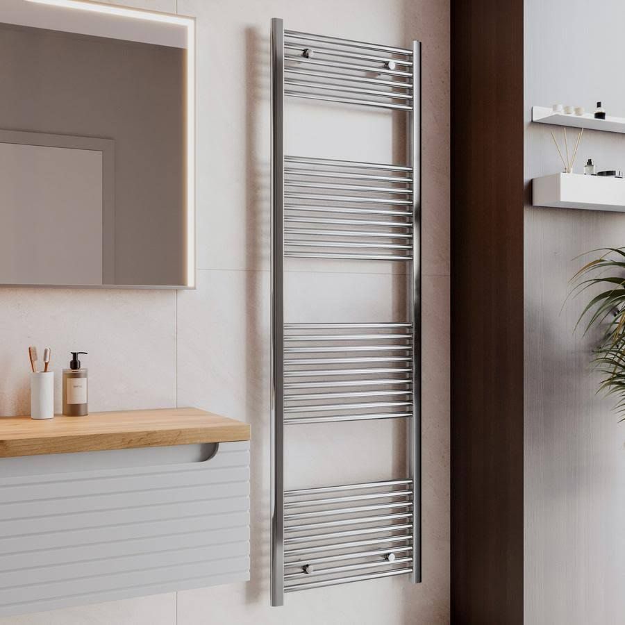 Termoarredo scaldasalviette 1800x600 cromato interasse 550 mm