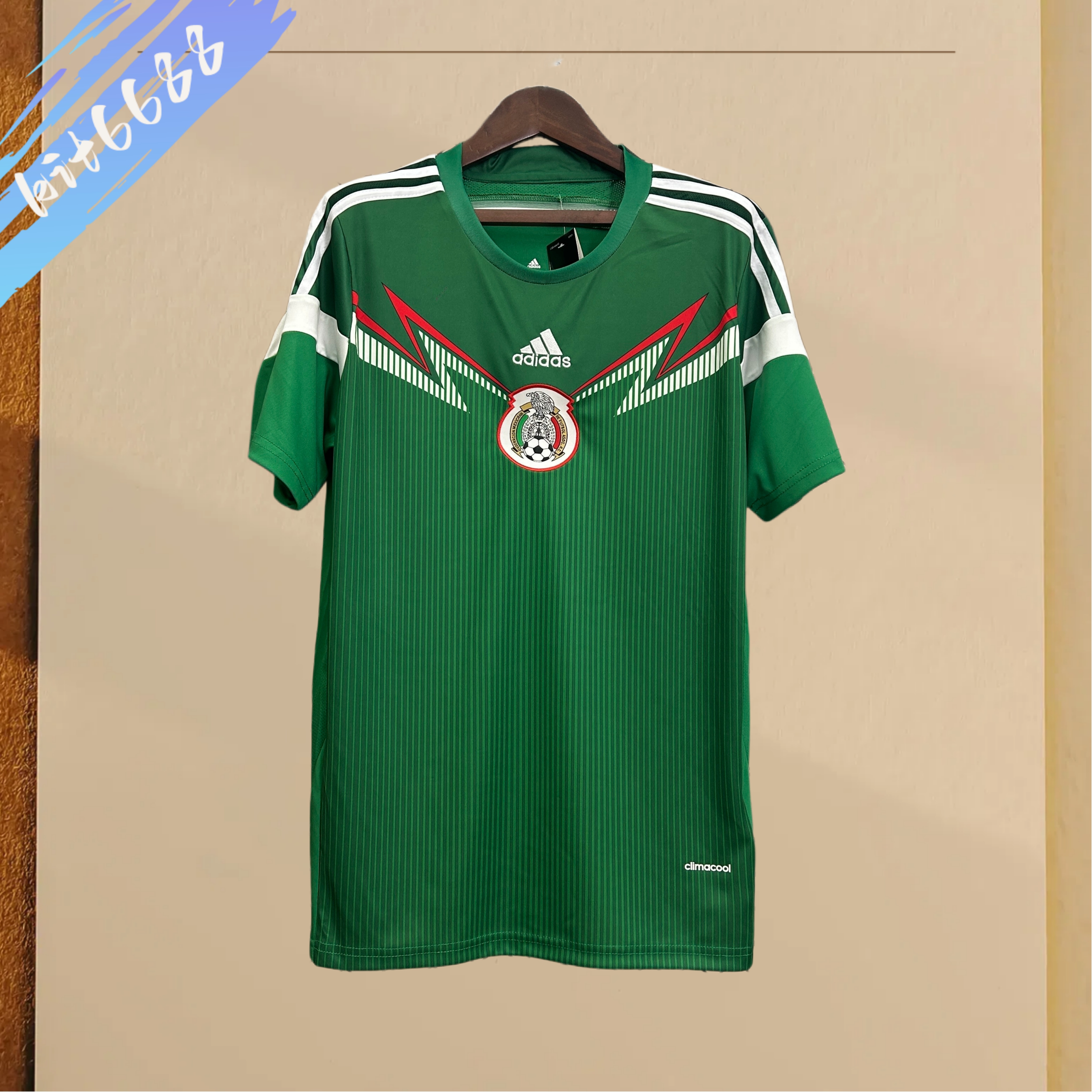 2014 Mexico  home Retro Football Shirt