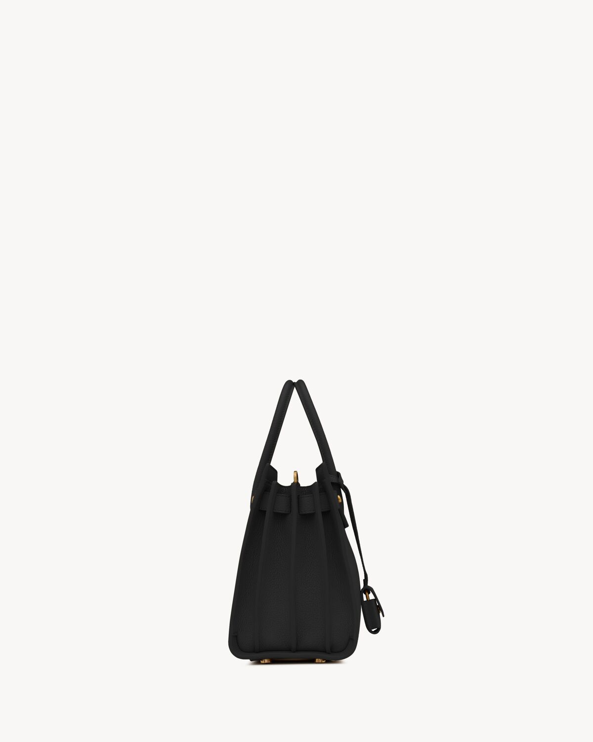 sac de jour in supple grained leather - baby BLACK