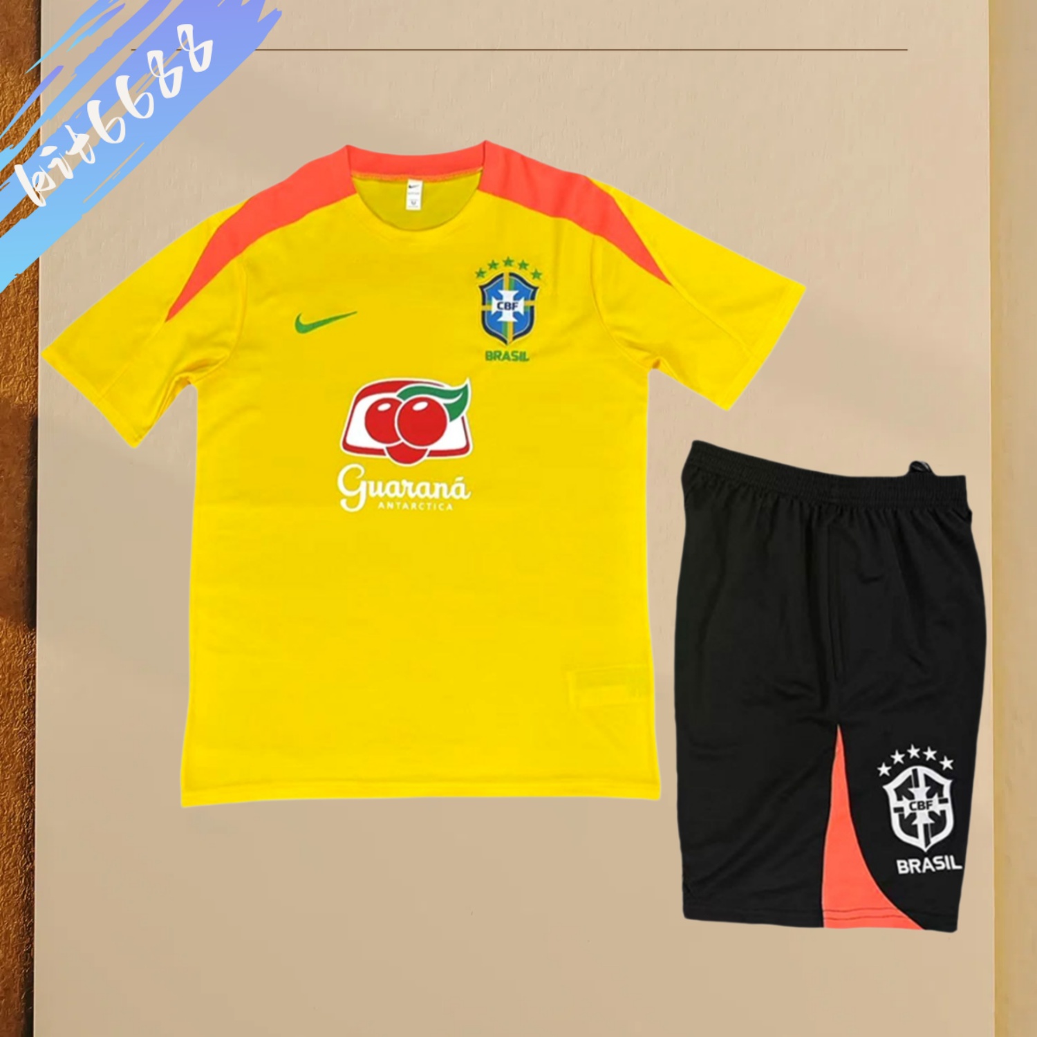 2025/2026 Brazil Short Sleeve Training Kit (Adult Kit)
