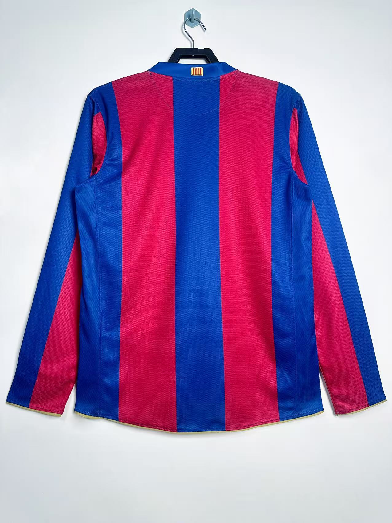 07/08 Barcelona  home long sleeves Retro Football Shirt