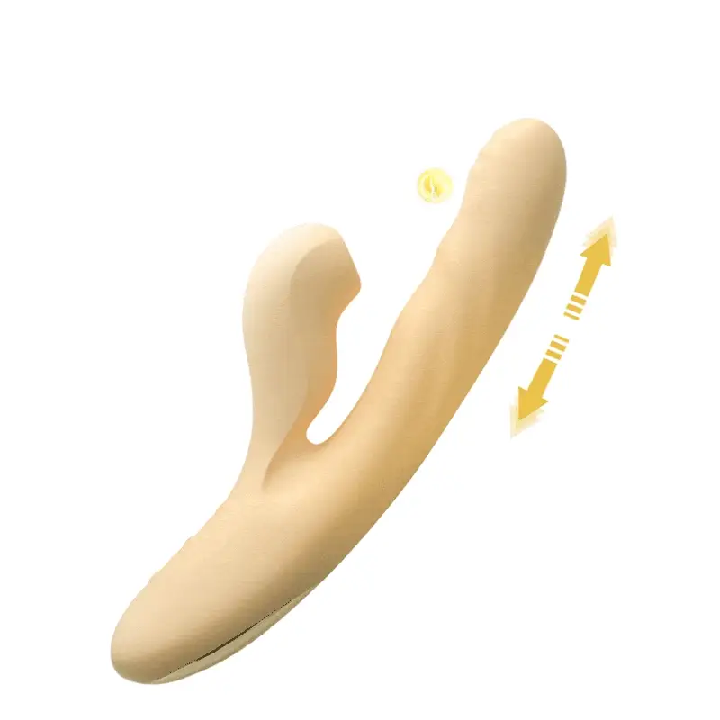 Mlovexy - 7-Speed Suction 10-Speed Telescopic Automatic Heating Female Masturbator