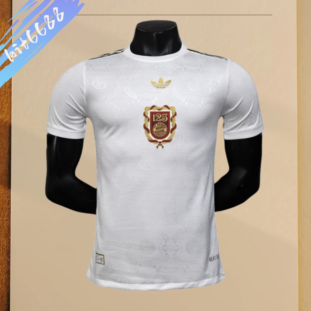 2025/2026 Bayern Munich 125th Anniversary White Football Shirt (Player Edition)