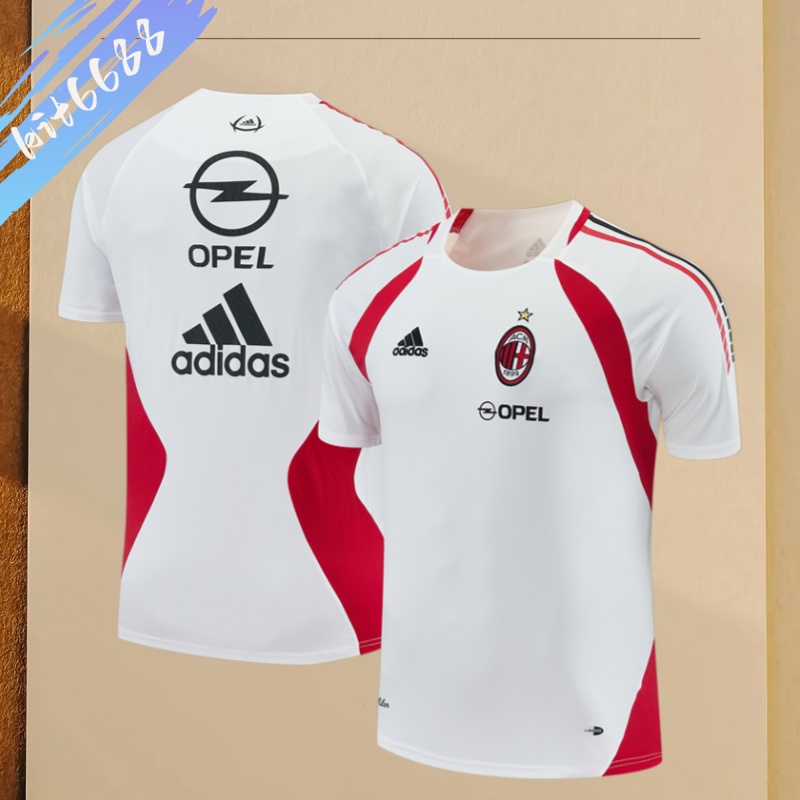 05/06 AC Milan retro training suit short sleeved football shirt