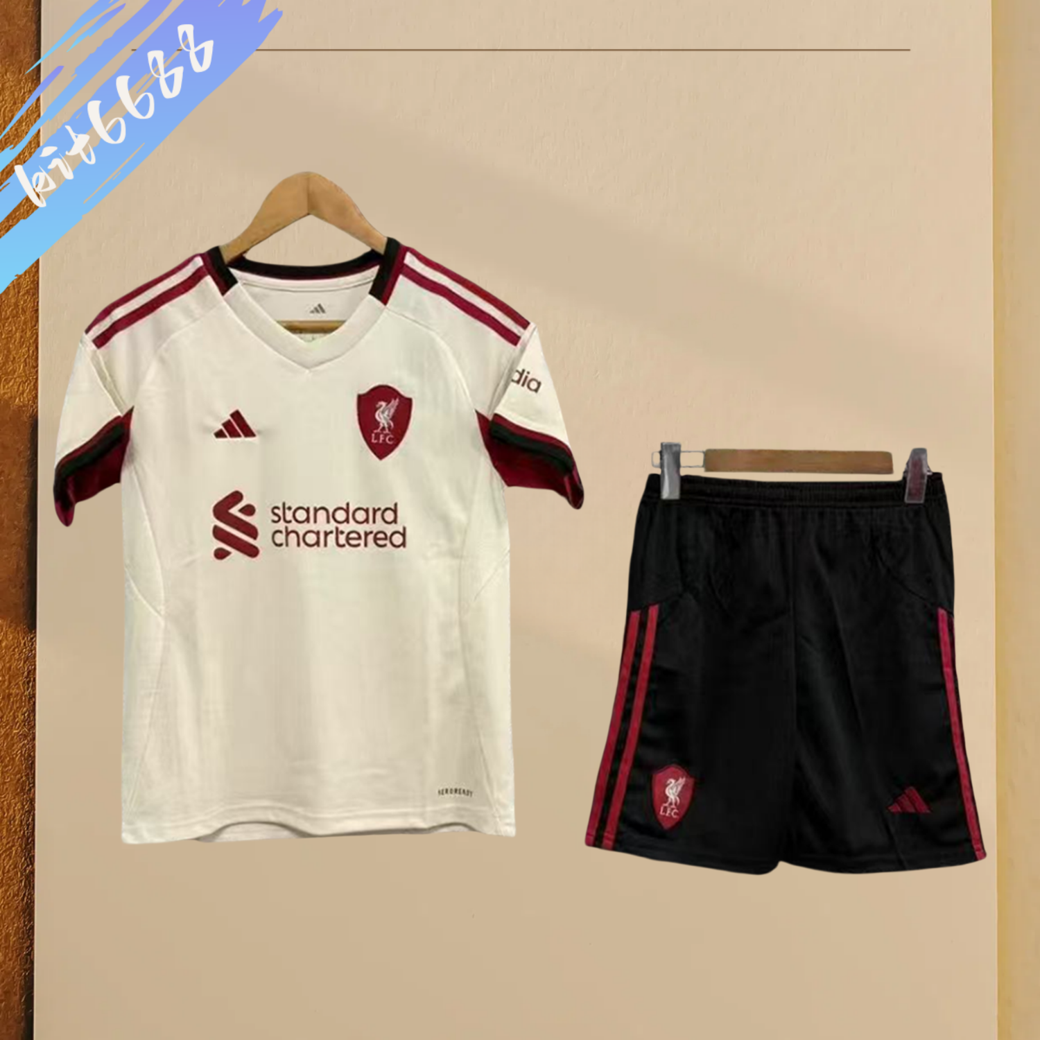 2025/2026 Liverpool Away Football Shirt (Kids Kit socks)