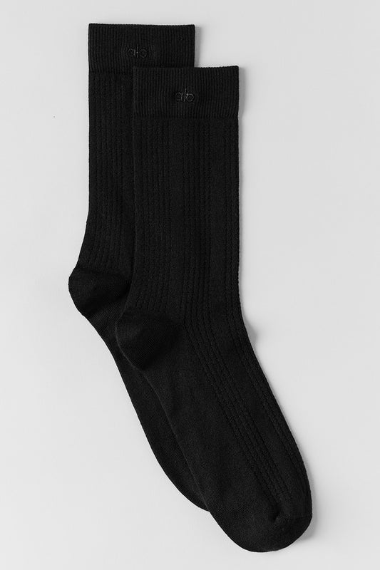 Cashmere Mesh Sock