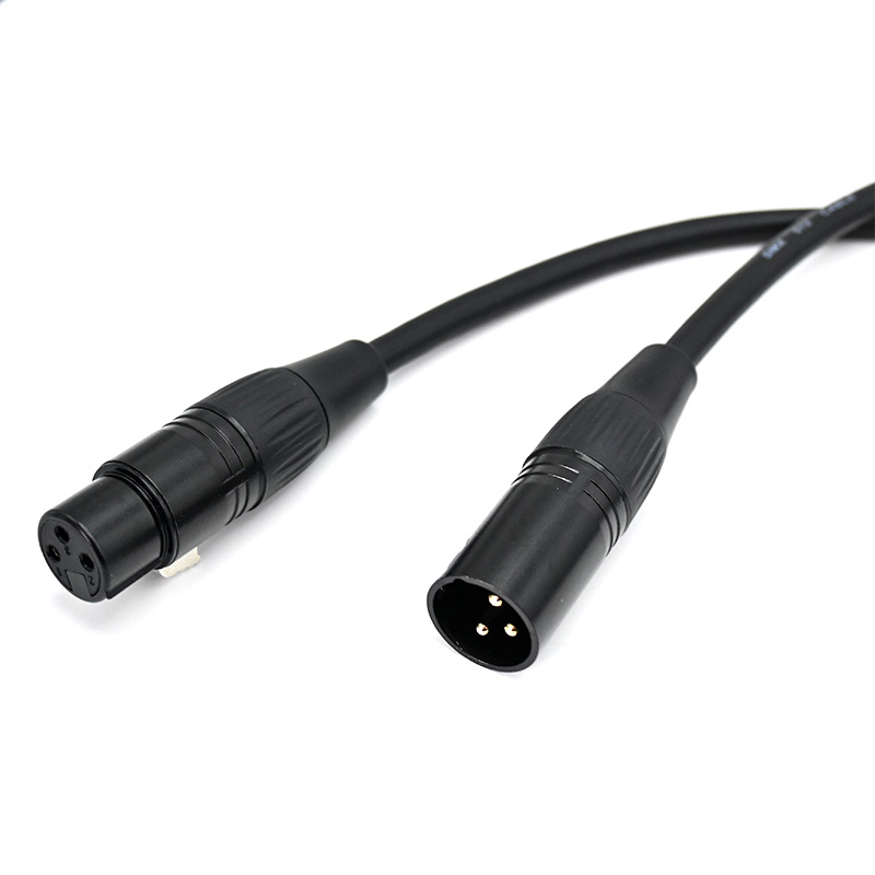 50m 3 Pin DMX Lighting Control Cable 110 Ohm TR315-50-BLK