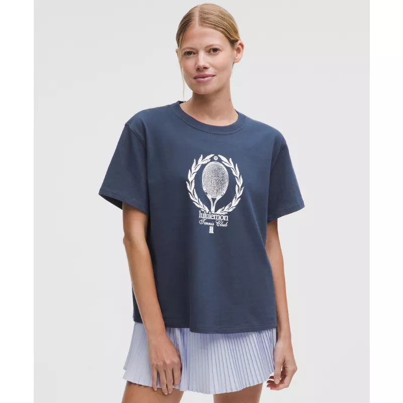 Relaxed-Fit Cotton T-Shirt Tennis Club