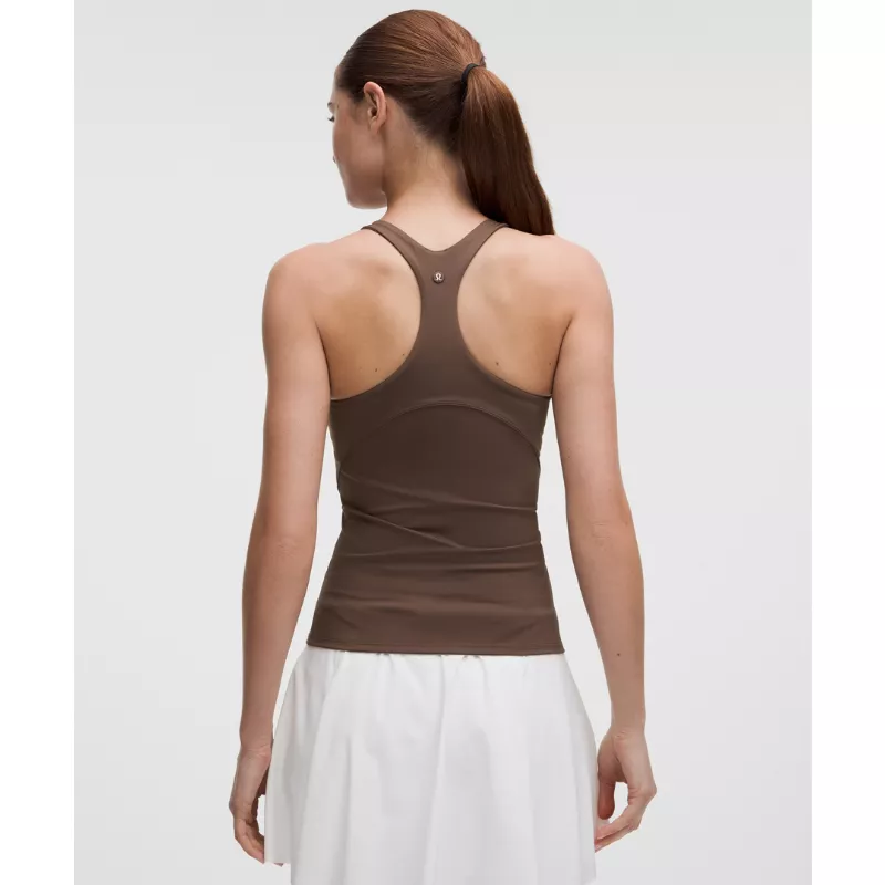 Racerback High-Neck Tennis Tank Top B/C Cup