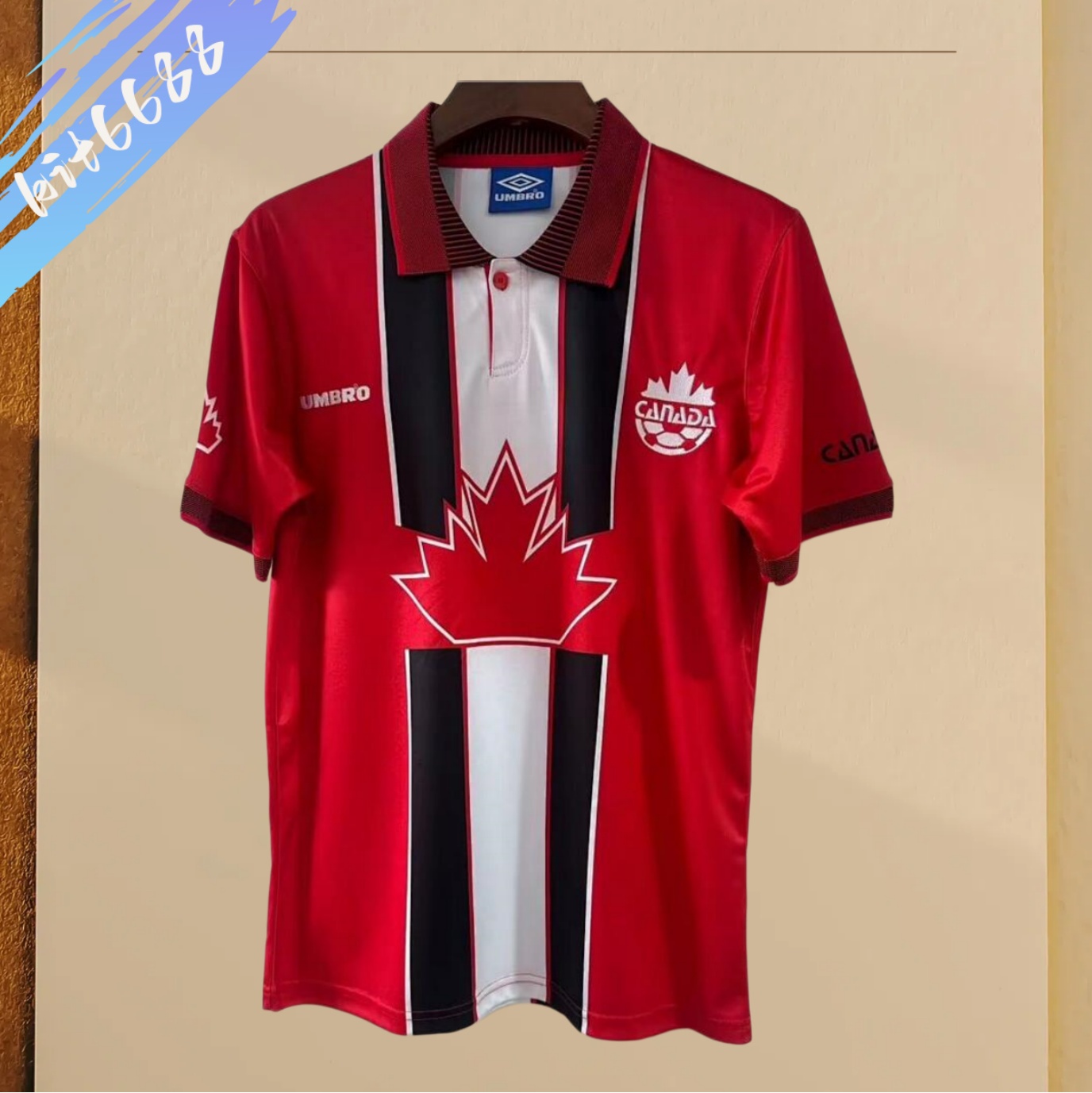 1998 Canada home Retro  Football Shirt