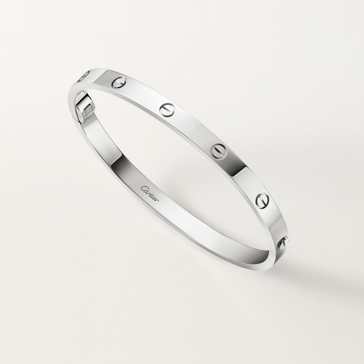 LOVE bracelet, medium model 18K white gold 4.8 mm