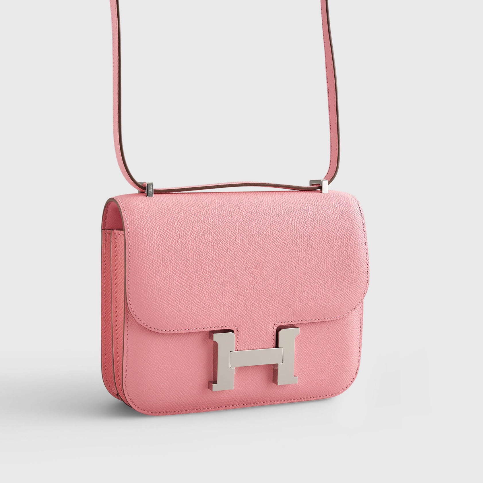 Hermès Constance 18 Epsom Rose Confetti Palladium Hardware