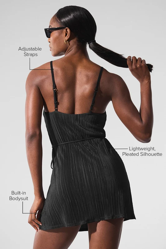 Micro Plisse Game On Tennis Dress