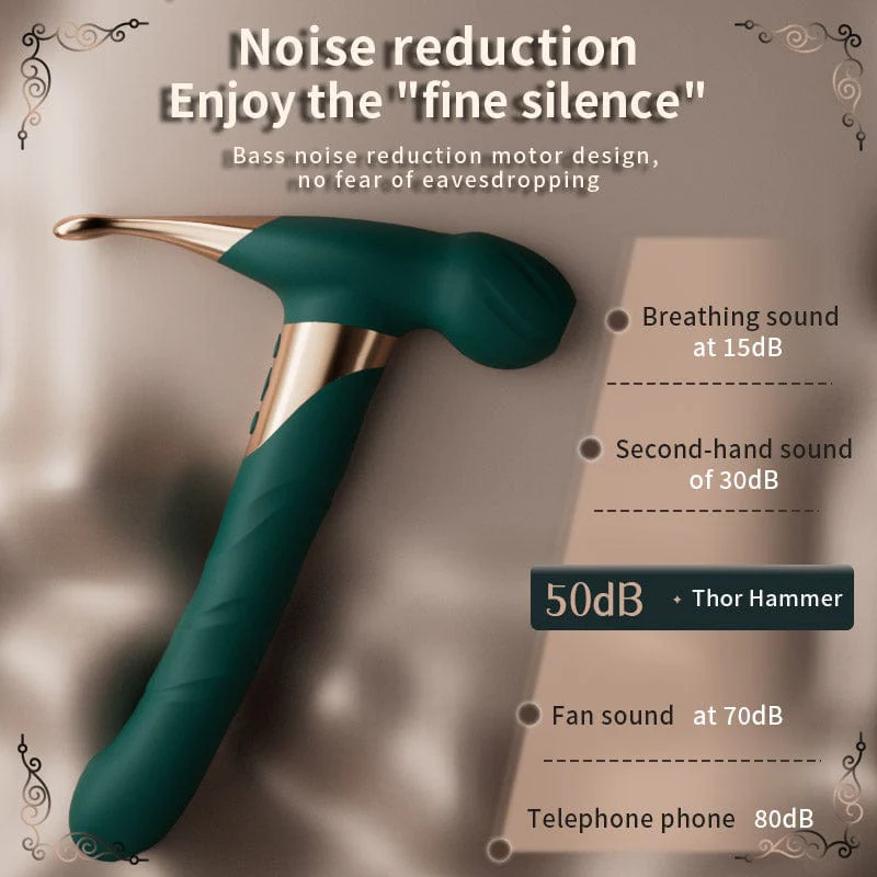 Mlovexy -Thor Hammer - Telescopic Sucking Vibrator G-spot Stimulation