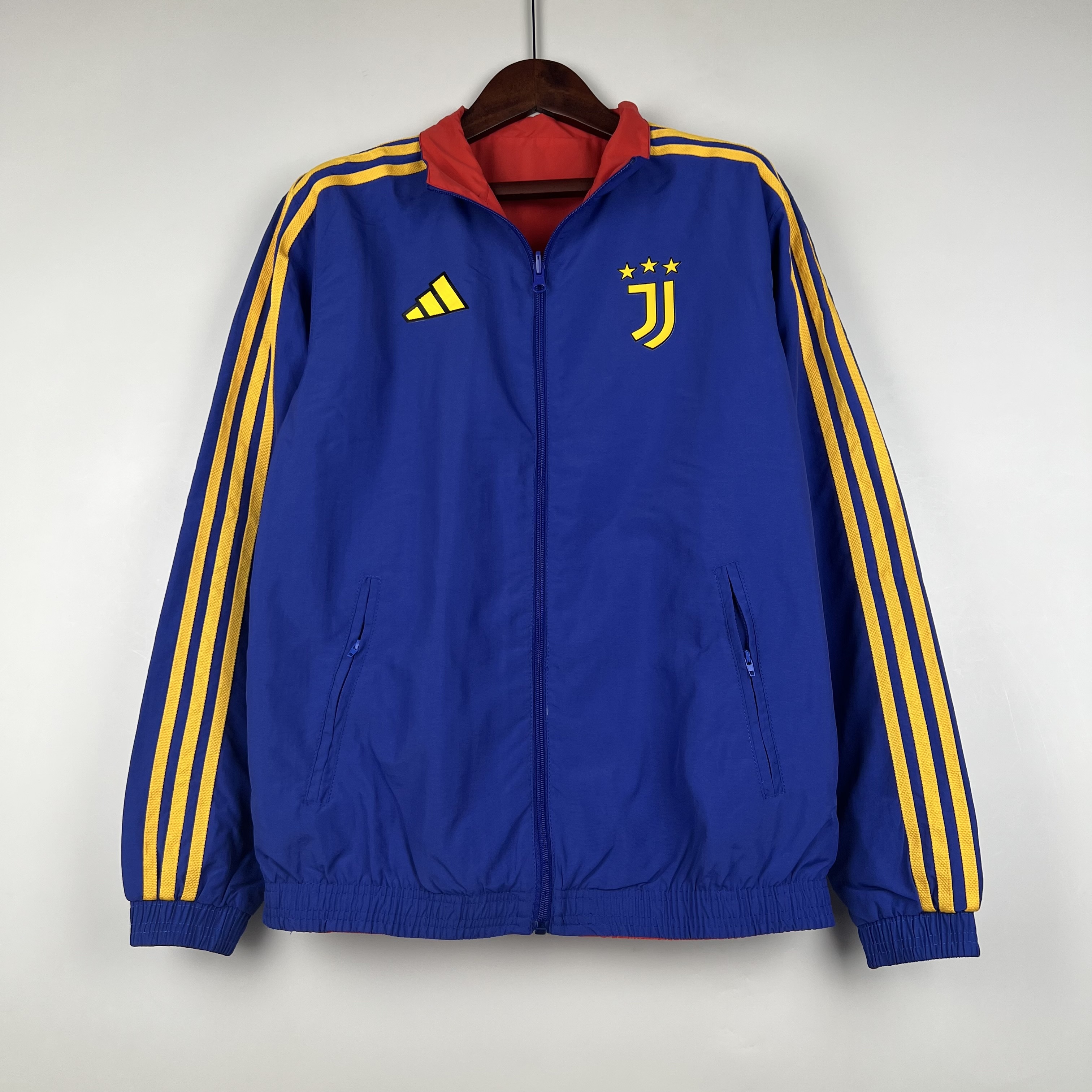 2025/2026 Juventus double-sided Embroidered Football Windbreaker