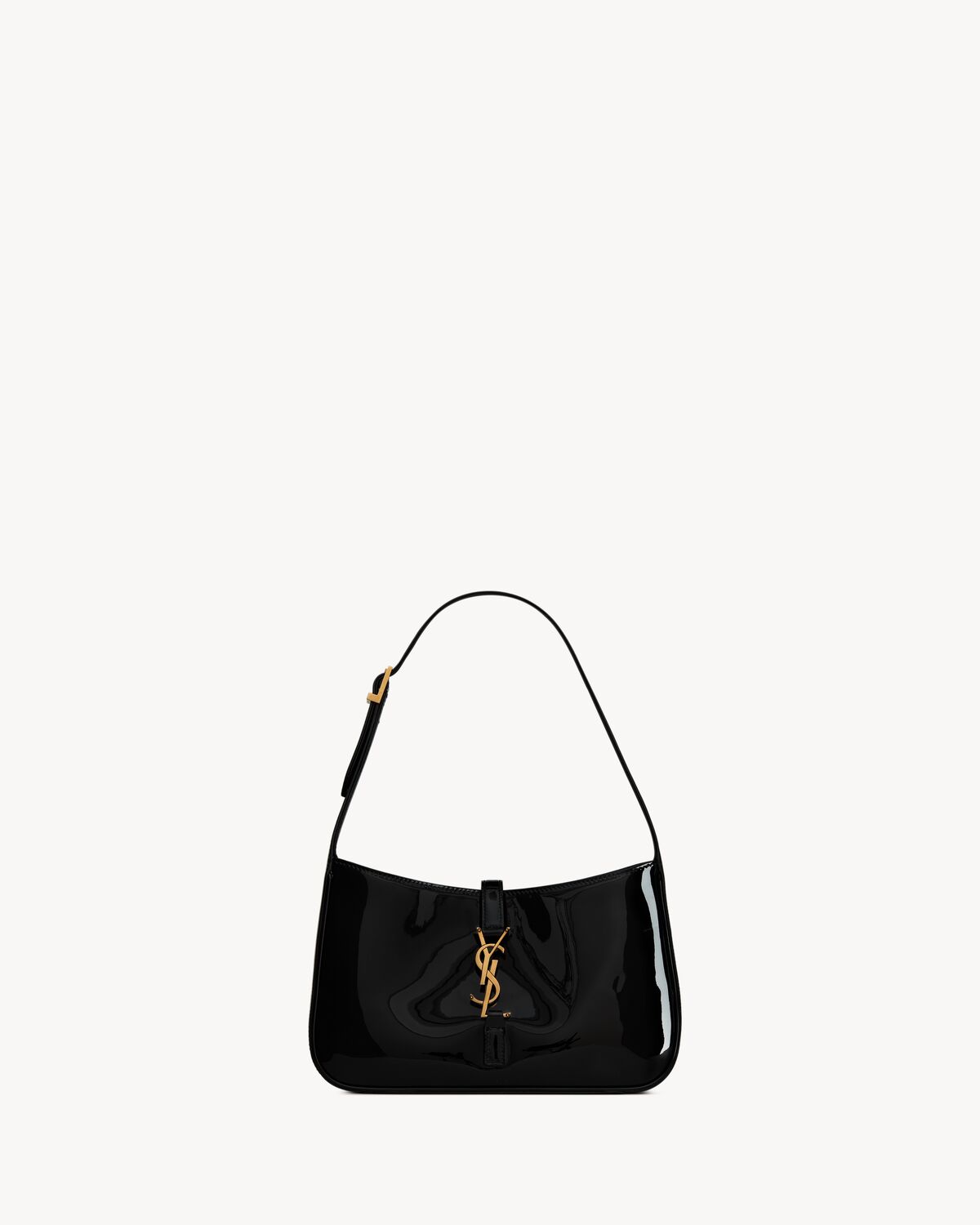 le 5 à 7 in patent leather BLACK