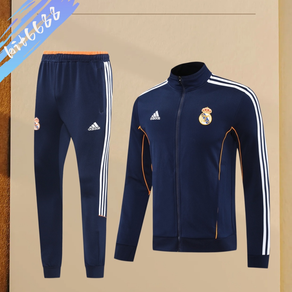 25/26 Real Madrid Full Zipper Training Suit (Adult Set)