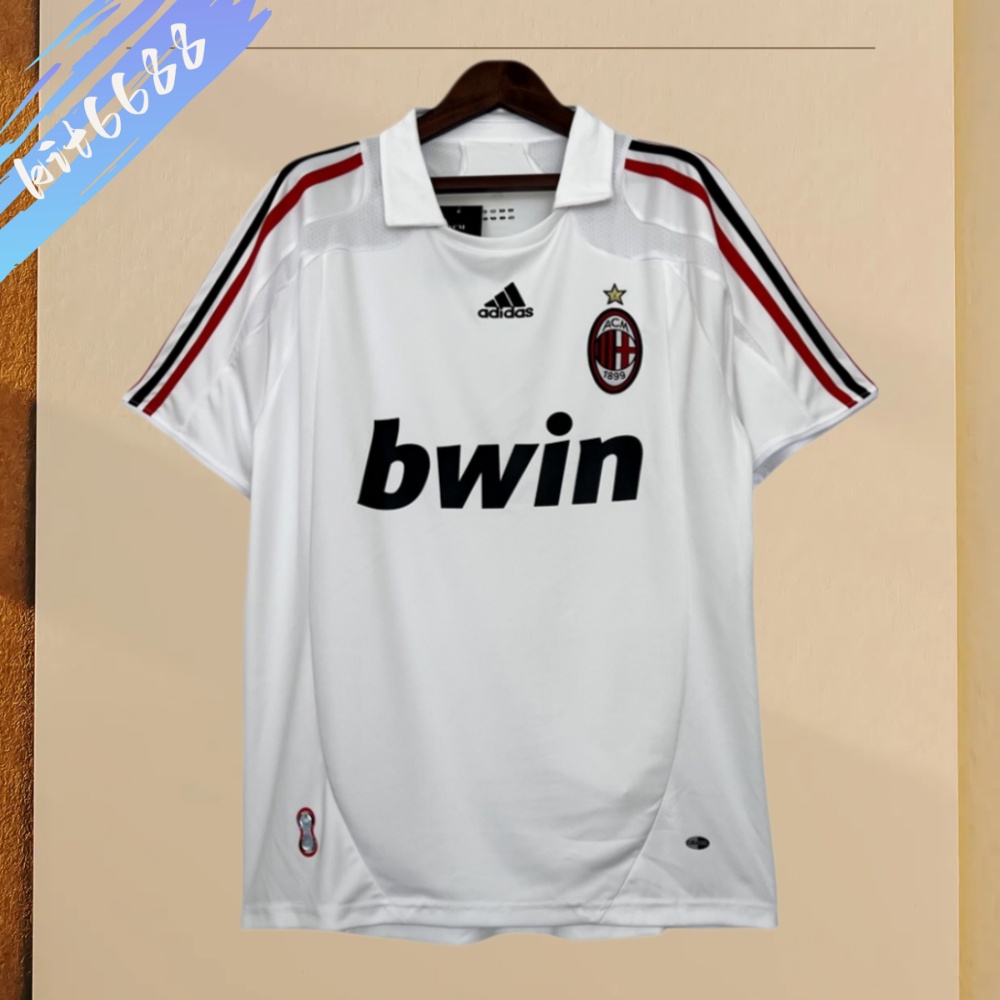 2007/2008 AC Milan Away Retro Football Shirt
