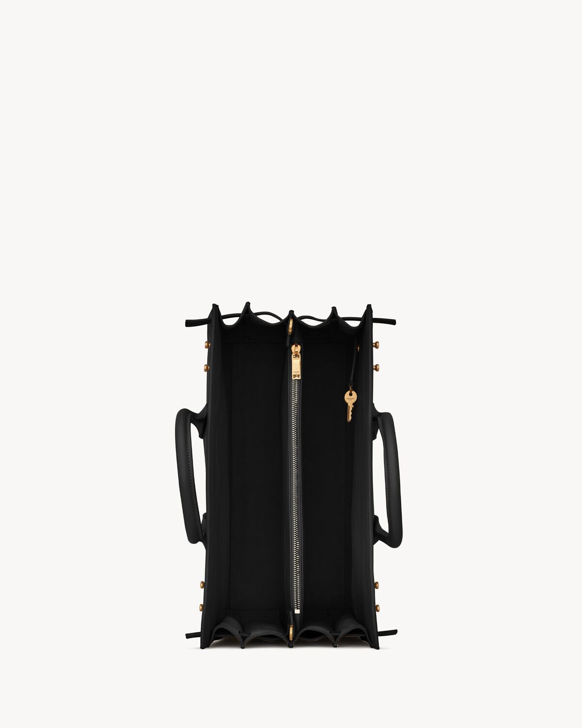 sac de jour in supple grained leather - medium BLACK