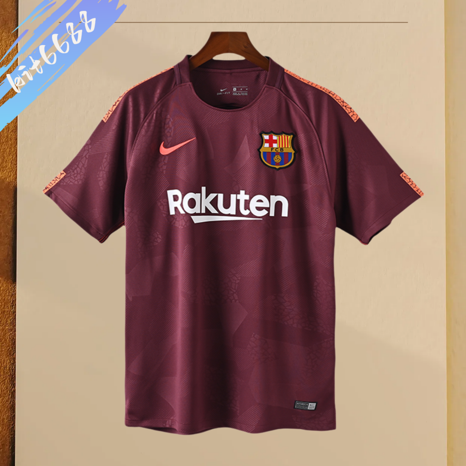 2017/2018 Barcelona Second Away Retro Football Jersey