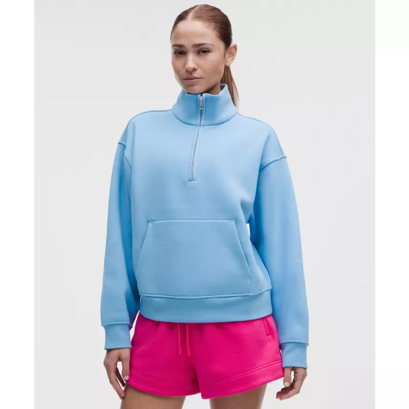 Women's Steady State SuperLoft Funnel-Neck Half Zip