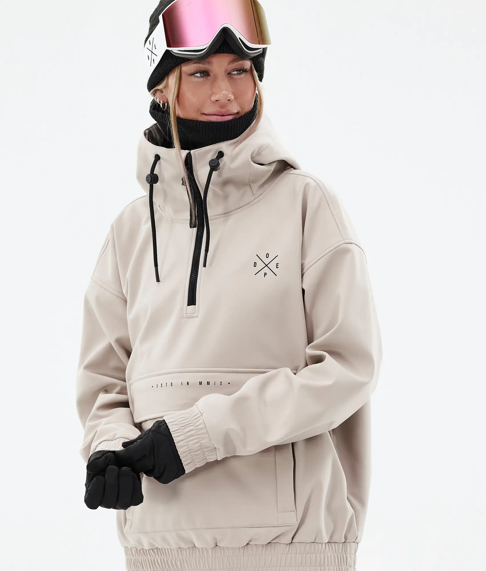 Cyclone W 22 Snowboard Jacket Women Sand