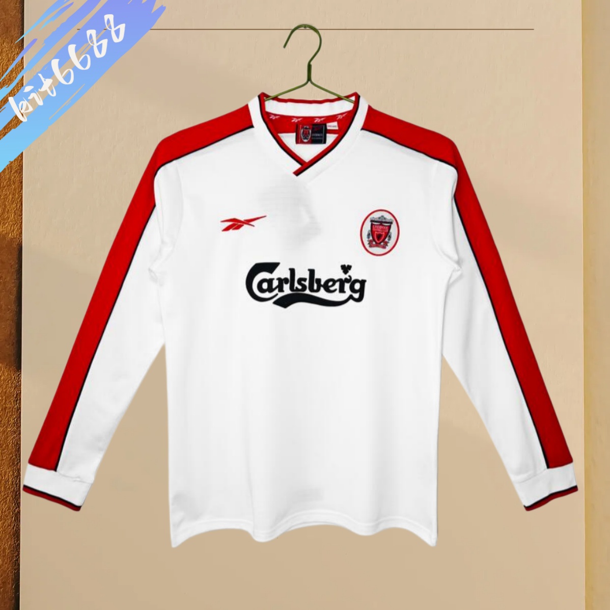 96/97 Liverpool Away Retro long sleeves Football Shirt