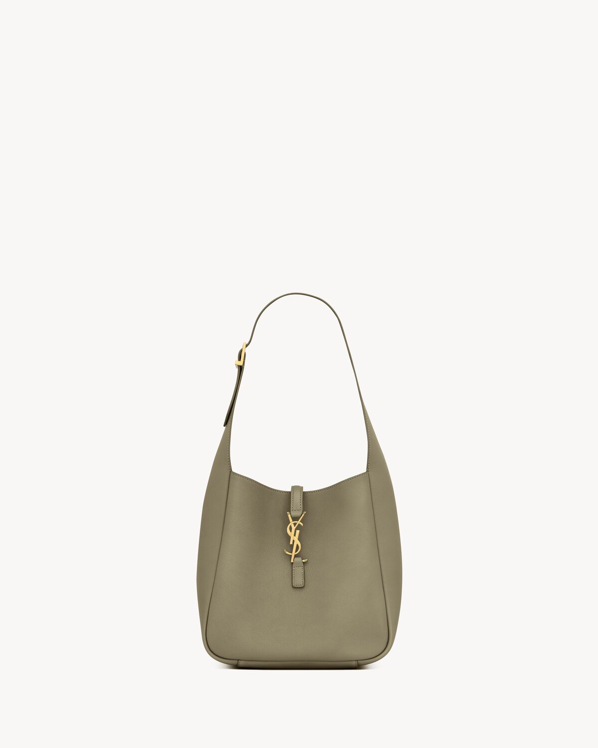 le 5 à 7 supple small in grained leather STRONG MOSS