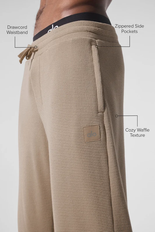 Elevate Waffle Straight Leg Pant