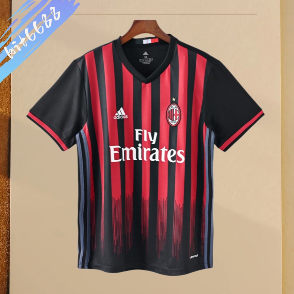 2016/2017 AC Milan Home Retro Football Shirt
