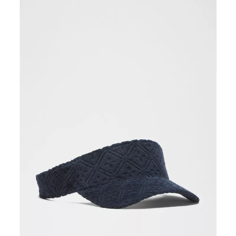 Removable Sweatband Terry Jacquard Visor