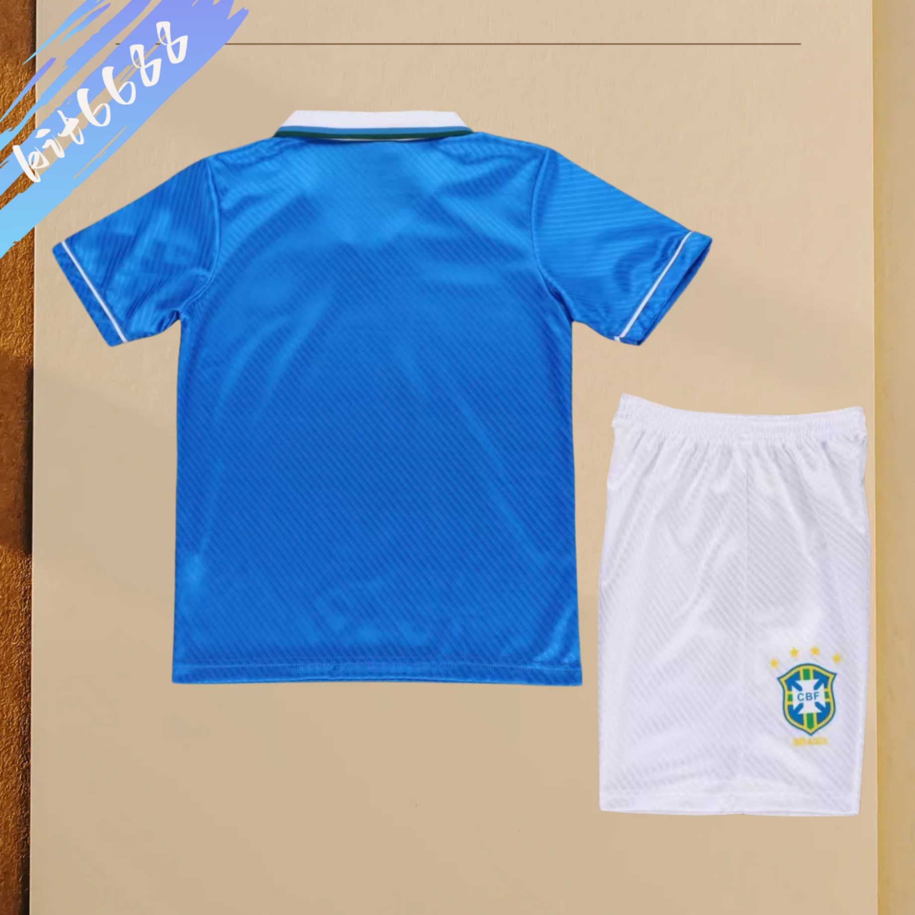 1996 Brazil Away Retro Kids Kit