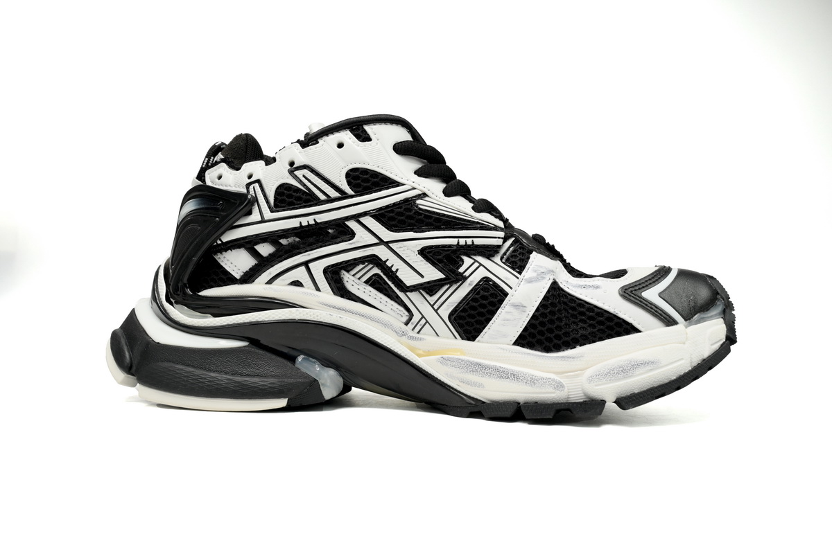 Balenciaga Runner Black White