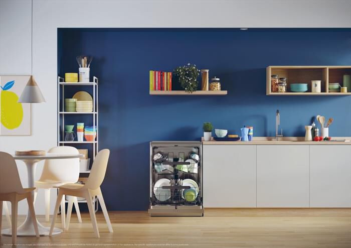 CANDY - Lavastoviglie CF 4E7L0X Classe E 14 coperti-Acciaio inossidabile