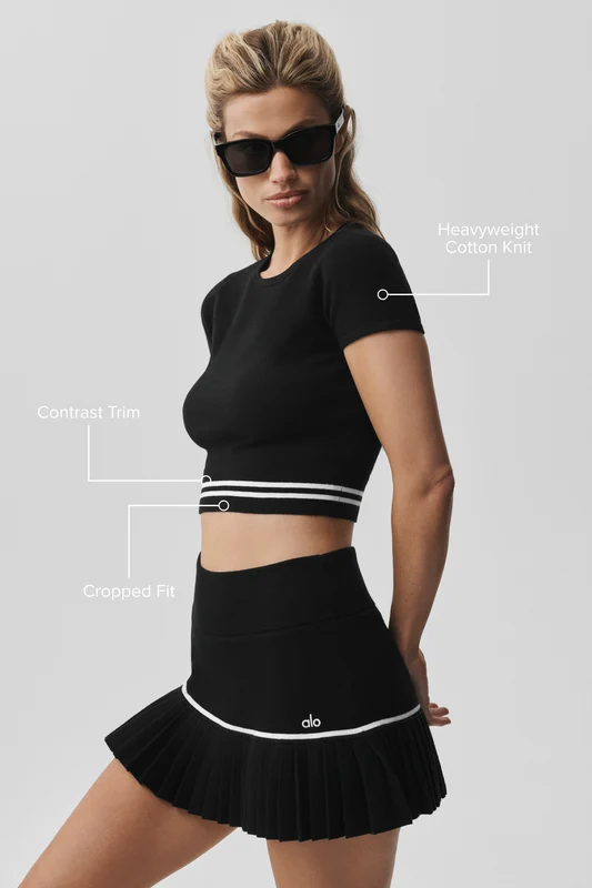 Scholar Knit My Serve Short Sleeve