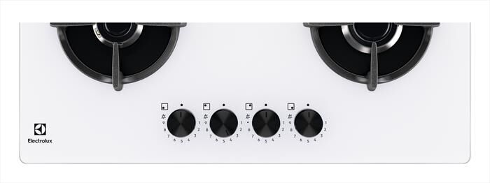 ELECTROLUX - Piano cottura a gas EGG64272W 0cm-Bianco/Gas on glass